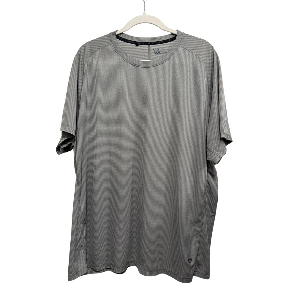 VRST Mens XXL Gray Short Sleeve Performance T-Shirt Crew‎ Neck Athletic Tee REI